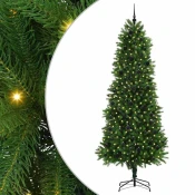 Božicno drvce s 300 LED svjetlima s stalakom Zelena 240 cm PE