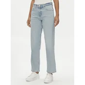 Lee Jeans hlače Rider Classic 112346314 Modra Straight Fit