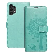 shumee Ovitek Mezzo Book za Samsung A13 4G, drevesno zelene barve