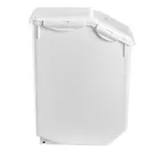 VEVOR Posoda za shranjevanje riža 20L x2 36x225x445 cm za shranjevanje