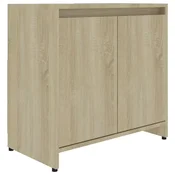 Vidaxl Kopalniška omarica sonoma hrast 60x33x61 cm iverna plošča