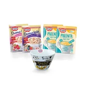 DR.Oetker Paket Ovsena kaša šumsko voce i malina, Palenta sir 2 komada + Cinija
