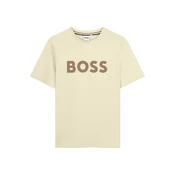 BOSS T-shirt J52711 S Bež Regular Fit