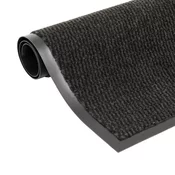 Vidaxl Protiprašni predpražnik pravokotni taftani 60x90 cm črn