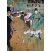 Grafika - Puzzle Henri de Toulouse-Lautrec: Quadrille u Moulin Rougeu, 1892 - 2 000 dijelova