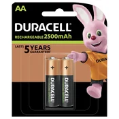 Baterija Akku Ni-MH AA Duracell 2500mAh 2kos