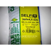Kabelske vezice modre 200x4,5 mm - SapiSelco (1 pak/100 kos) SEL.11.223R