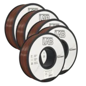 Professional Lab 5x ABS Rjava Filament 1.75mm - Professional Lab ABS+ za 3D Tisk (1kg Kolut)