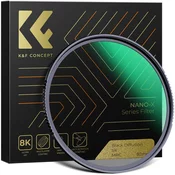 K&F 43MM Nano-X Black Mist Filter 1/4, HD, Waterproof, Anti Scratch, Green Coated