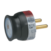 50184 VTIČ 2P/16A/230V MAX. 3680W RAVNI ČRNI LE050184