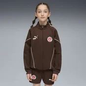 Puma FC St. Pauli KING Anthem Jacket Youth, Brown, Size 7-8Y, Clothing
