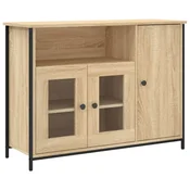 Komoda boja hrasta sonome 100 x 35 x 75 cm konstruirano drvo