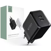 Tech-protect 2x USB-C PD 35W omrežni polnilnik – bel