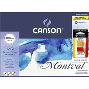 Blok 24x32cm 300g 12 lista montval canson 400110335