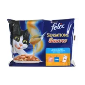 FELIX Sos za macke Sensation losos i pastrmka 4x100g