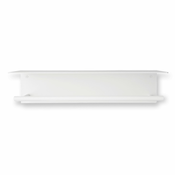 ferm LIVING Polica za brisače DORA 50 cm, bela, nerjaveče jeklo, čvrsta LIVING