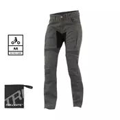 Ženske motoristične jeans hlače Trilobite Parado 661 - regular fit, sive