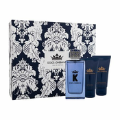 Dolce&GaBBana K darovni set parfemska voda 100 ml + gel za tuširanje 50 ml + balzam nakon brijanja 50 ml za muškarce