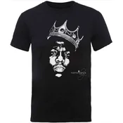 Notorious B.I.G. Majica Crown Face Unisex Black M