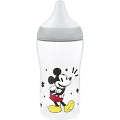 NUK Perfect Match Disney steklenička z indikatorjem temperature Mickey 3m+ 260 ml