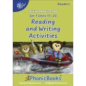 Phonic Books Dandelion Readers Reading and Writing Activities Set 1 Units 11-20 (Two-letter spellings sh, ch, th, ng, qu