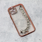 Ovitek Diamond Jewellery Cirkon za Apple iPhone 12 Pro, Teracell, roza