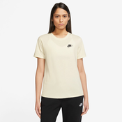 Nike W NSW TEE CLUB, ženska majica, rumena DX7902