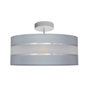 Viseći luster HELEN 3xE27/60W/230V siva/sjajni krom