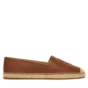 Usnjene espadrile Lauren Ralph Lauren Cameryn Lg 2 rjava barva, 802P04415003