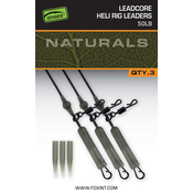 Fox Naturals Leadcore Heli Rig Leaders 75 cm 3 db 50 lb