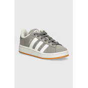 Otroške superge adidas Originals CAMPUS 00s EL C siva barva, JI4330