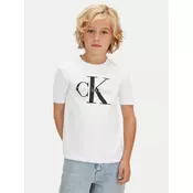 Calvin Klein Jeans Majica  siva / črna / bela