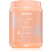 Echosline Keratin veg Mask intenzivna vlažilna maska za suhe in porozne lase z aminokislinami 1000 ml