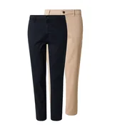 JACK & JONES Chino hlače kamela/temno modra