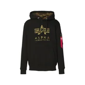 ALPHA INDUSTRIES Majica rjava/rumena/oliva/črna