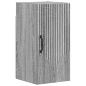 vidaXL Kopalna stenska omarica HOORN Siva Sonoma 30 x 31 x 59 cm