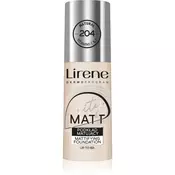 Lirene City Matt matirajoÄŤi fluidni tekoÄŤi puder z gladilnim učinkom odtenek 204 Natural (16 h with Vitamin E and C) 30 ml