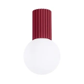 Sollux SL.1748 - Kupatilsko plafonsko svetlo HALO 1xG9/8W/230V IP44 crveno