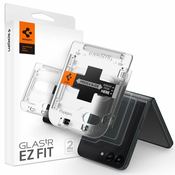 slomart spigen glas.tr ez fit 2-pack galaxy z flip 5 prozorno kaljeno steklo