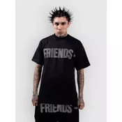 VLONE Friends Rhinestone moška majica silver