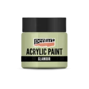 Akrilna barva Glamour metalik 50ml - greenish gold