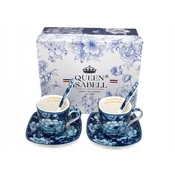 Darilni set skodelic za espresso 80 ml - kolekcija Cobalt Rose