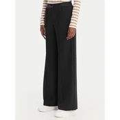 KARL LAGERFELD Hlače iz tkanine B1W10014 Črna Relaxed Fit