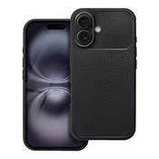 OEM Ohišje za iPhone 16 Carbon Premium, črno