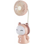 Dardanar Risani prenosni ventilator z nočno lučko, zložljiv majhen zložljiv ventilator z baterijskim napajanjem USB, (21198563)