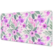 Decormat Podloga za pisalno mizo Cvetni vzorec 90x45 cm