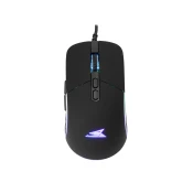Baracuda BGM 011 NAUTILUS Gejmerski miš, RGB, 12800 dpi, Crni