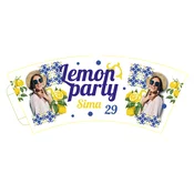 Personal Personalizirani papirnati kozarčki 6 kos - Lemon party