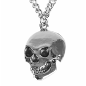 Ogrlica z obeskom Skull - PSY933