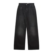 Bershka Kavbojke črn denim
